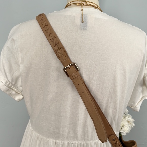 JOIE Mabel Leather Bucket Bag - Brown Cross body - Picture 5 of 16